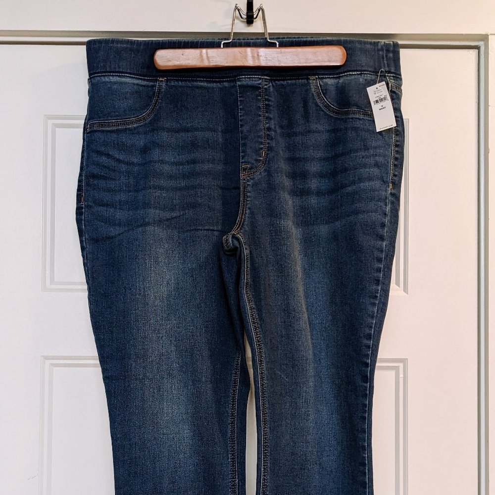 Old Navy Mid-Rise Rockstar Super Skinny Jeggings for Women, size 16 short